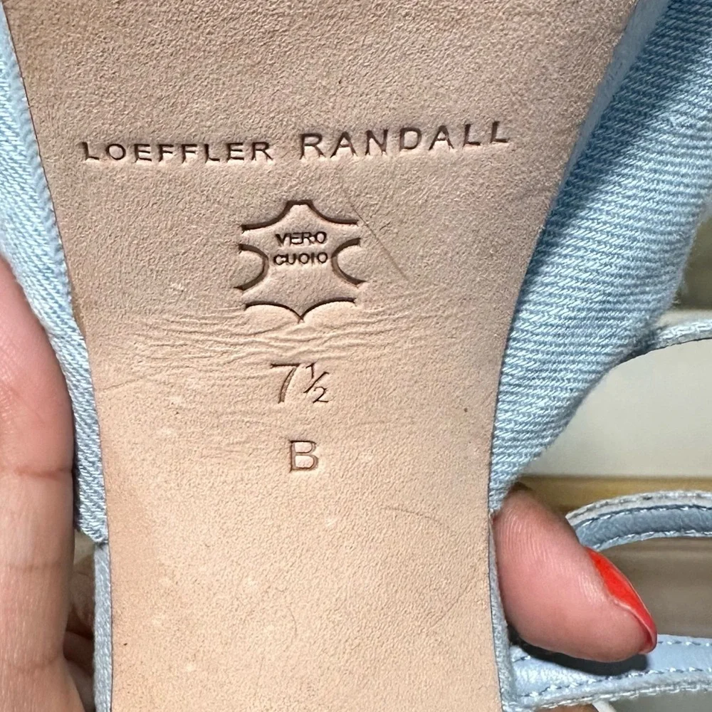 🌹LOEFFLER RANDALL🌹 Roz 120MM Knot Platform Sandals Size: 7.5